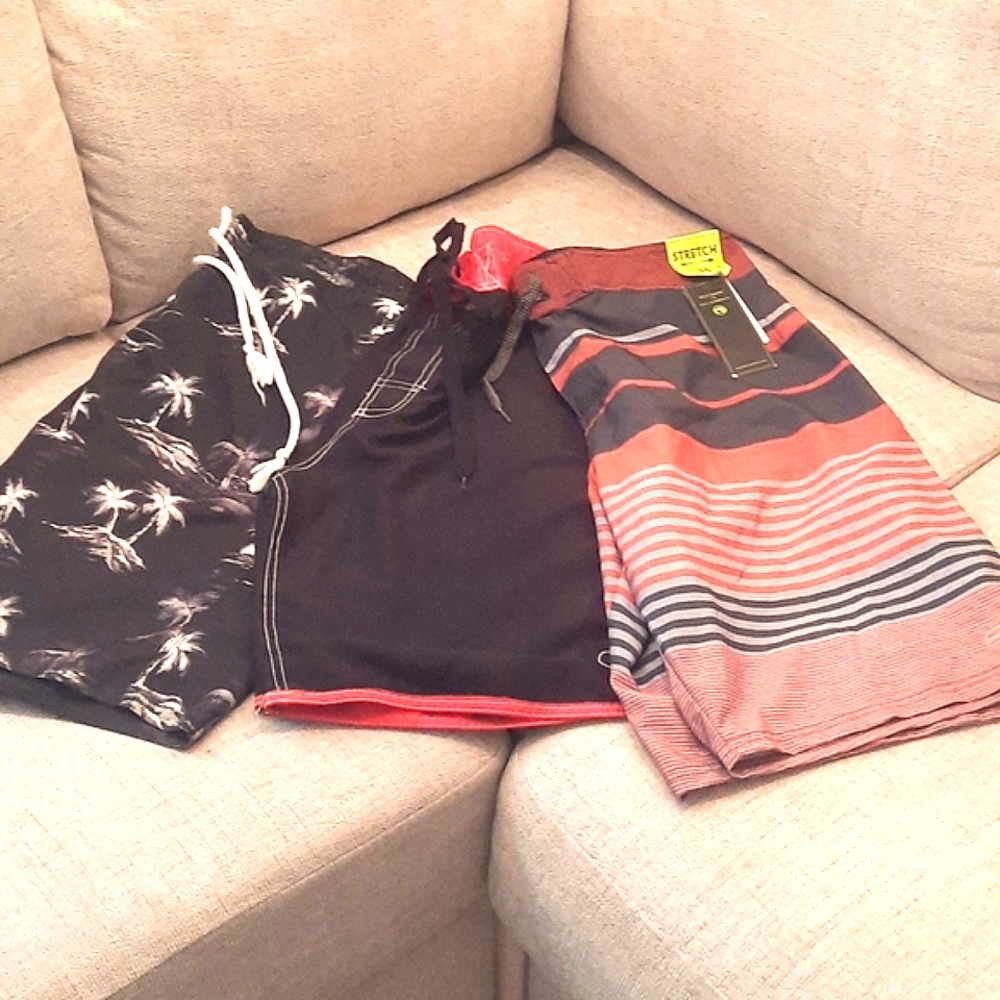 Mens swim trunks. Set of 3!